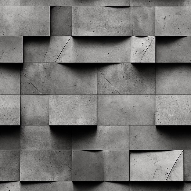 Photo tileable borderless texture pattern of a concrete wall with abstract finish