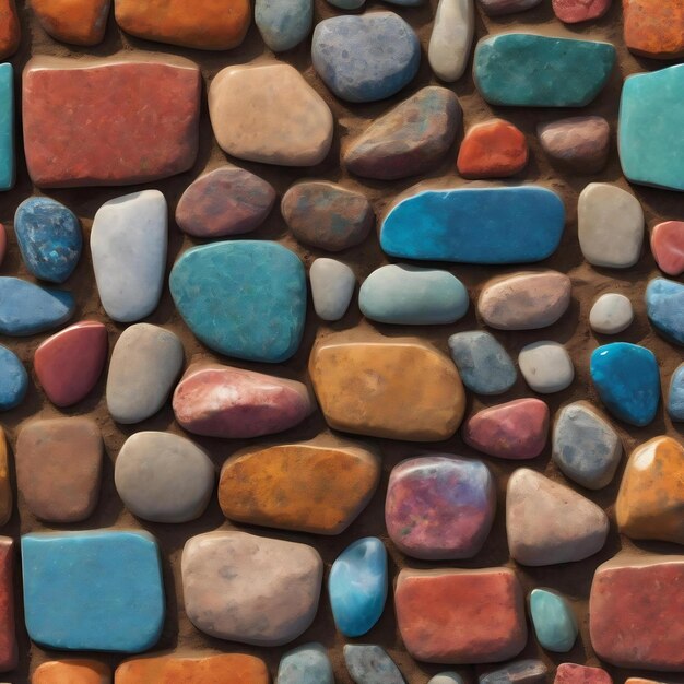 Photo tiled stones