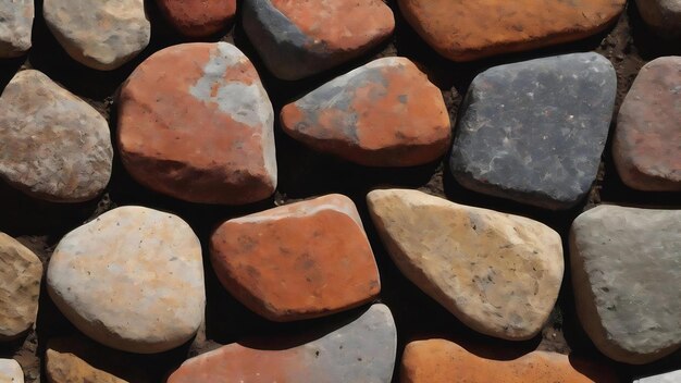 Tiled stones