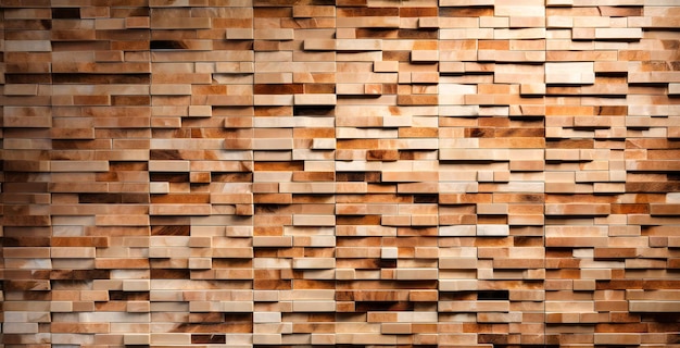 Плиточная стена с коричневыми полосами и квадратами