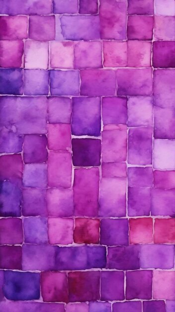 Tiled watercolor background purple adorable