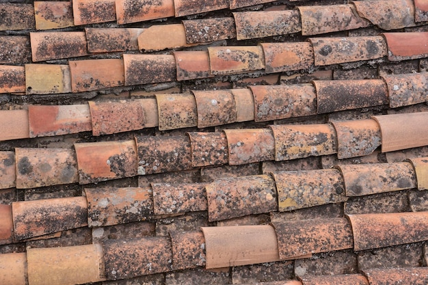 Tiles on the Building Roof Texture