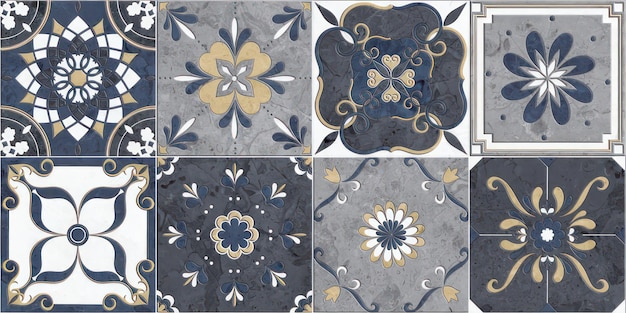 tiles design and motif pattern with ceramics design stone and marble