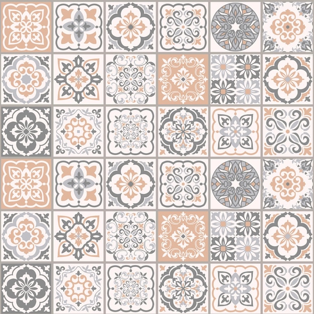 Foto tiles patchwork pattern design