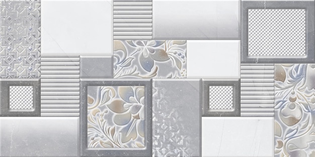 Photo the tiles provide a pleasing texture for architectural design elements interior decor and backdrop artwork