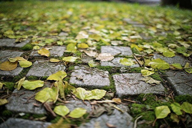 tiles in a public park or garden