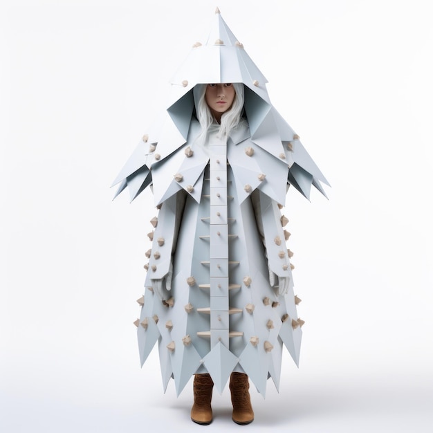 Photo tilo oerten39s papercutted winter apparel 3d halloween costume