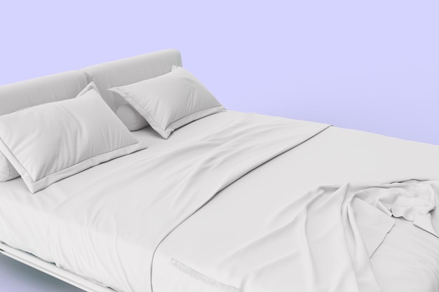 tilt image of bed at home