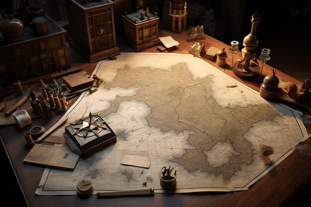 Tilt Shift Photo of Village Cartographers Studio Maps and Charts Are Me Medieval Old Creative Idea