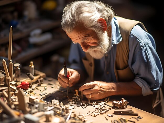 TiltShift Photoshoot Beauty and Creative of a Cobbler Taken With a TiltShift Len