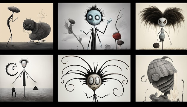 Photo tim burton art