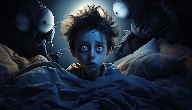 Tim Burton photorealistic movie night