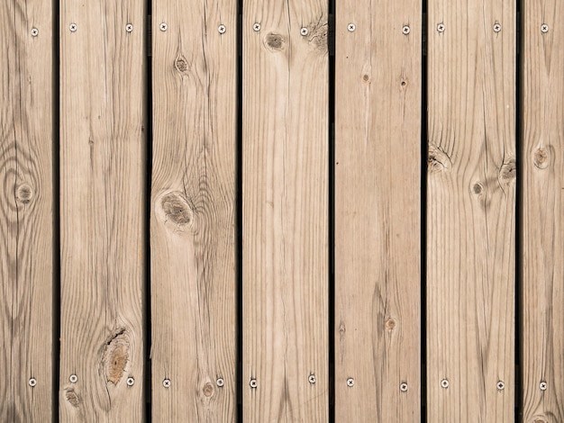 Timber wall background with screws