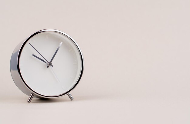 Photo time hand shows standing time high quality studio photo of a clock the concept of time