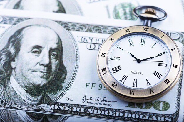 Premium Photo | Time is money