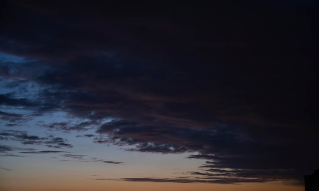 空を流れる雲のタイムラプス