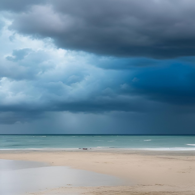 Foto il tempo della spiaggia estiva