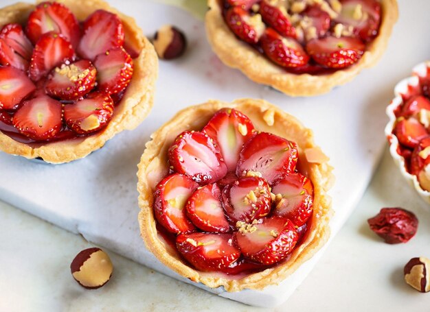 Photo time to take healthy food with fruits