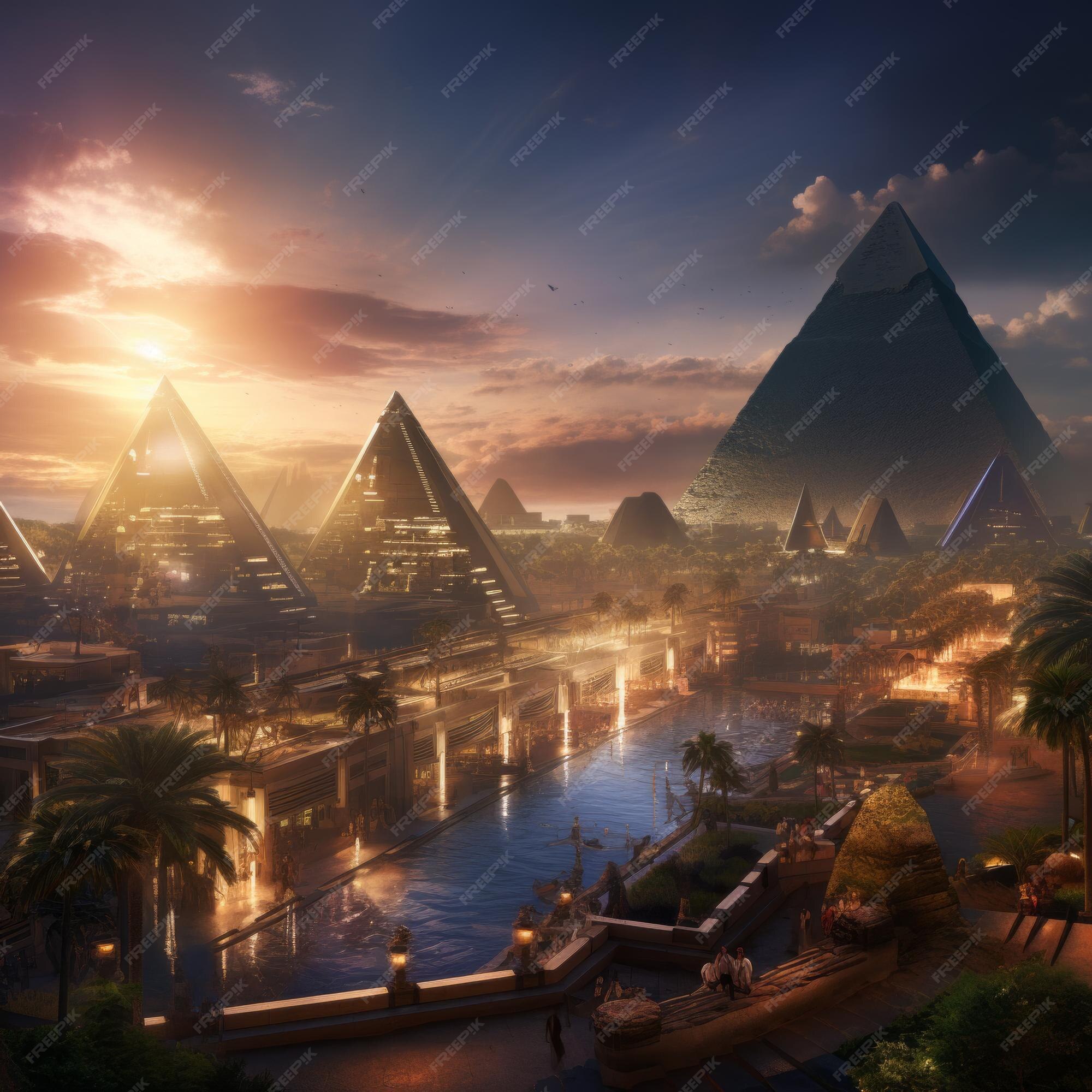Premium Photo  Time Unveiled An Enigmatic Encounter of Ancient and 