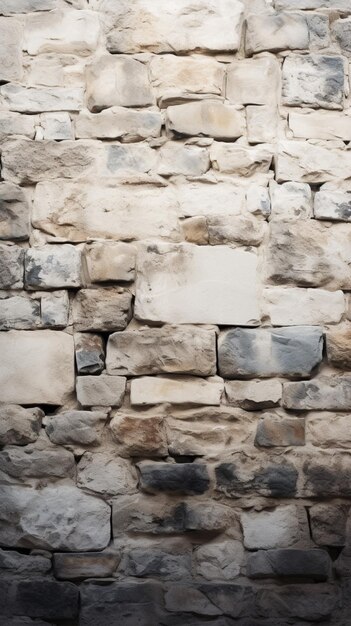 Photo timeless aura emanates from ancient weathered white stone wall vertical mobile wallpaper