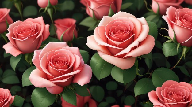 Premium AI Image  Timeless Beauty Classic Roses for Enduring Inspiration