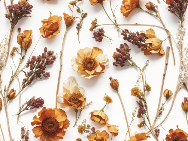 Timeless Beauty Dried Flowers in Soft Focus