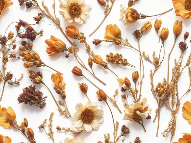 Timeless Beauty Dried Flowers in Soft Focus