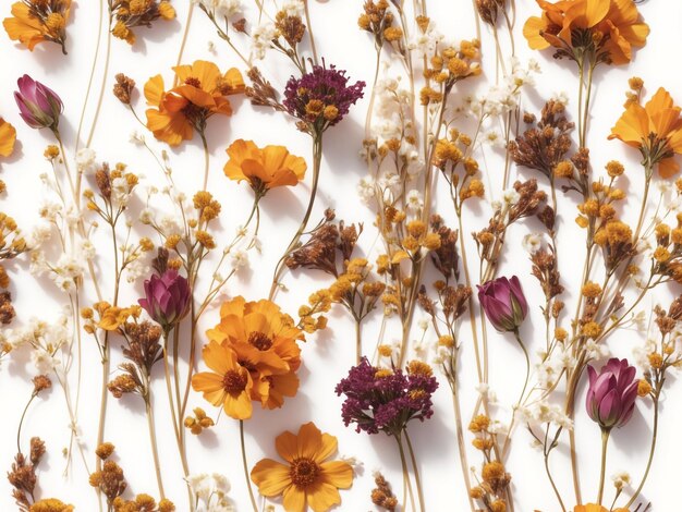 Timeless Beauty Dried Flowers in Soft Focus