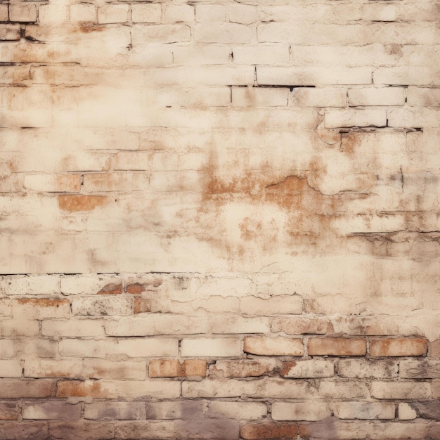 The Timeless Charm of Beige Exploring an Empty Cream Brick Wall Background