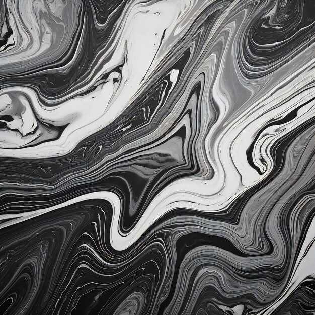 Premium AI Image  Timeless Elegance Black and White Marble Tile Texture