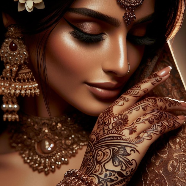 timeless elegance of an Indian beauty