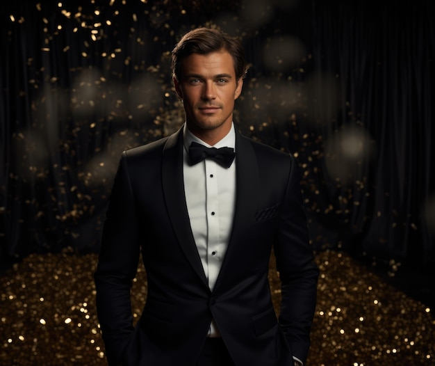 Timeless elegance men in tuxedos showcase refined style sophistication and classic charm embodying the epitome of formal fashion for special events celebrations and blacktie occasions