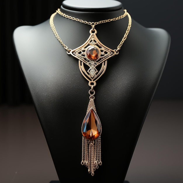 Вечная элегантность серебряное ожерелье из аметиста