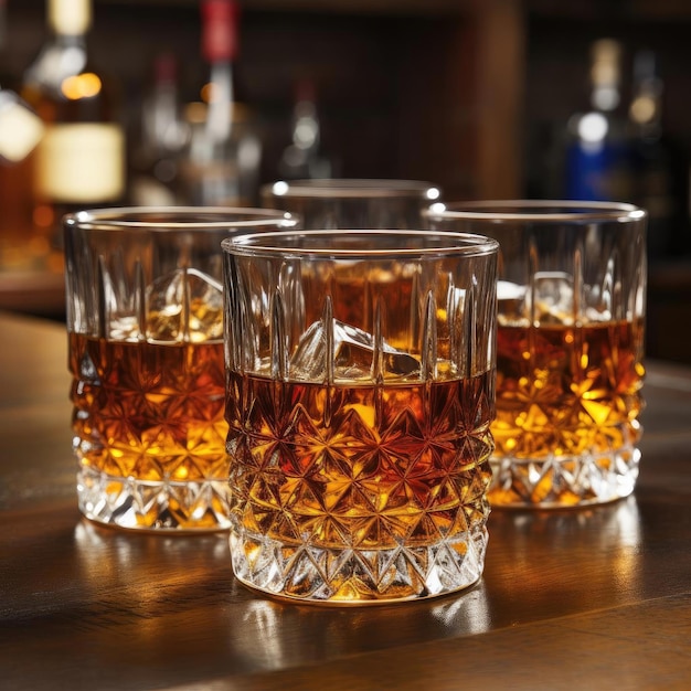 Timeless flowercut crystal shot glasses