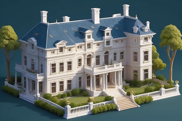 The Timeless Manor A 3D Residence of Luxury