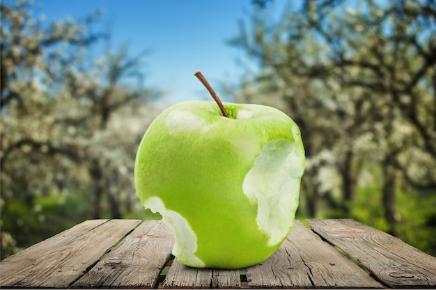 Timeline of eating an apple