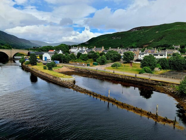 Timespan Museum along the River Helmsdale at the fishing village Helmsdale, Sutherland, Scotland