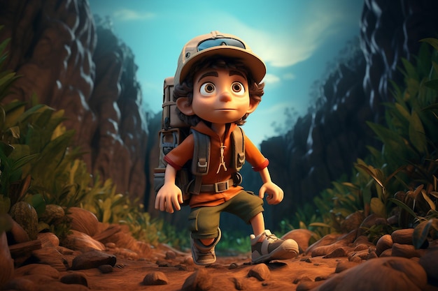 Timmy the Tiny Explorer Generative ai