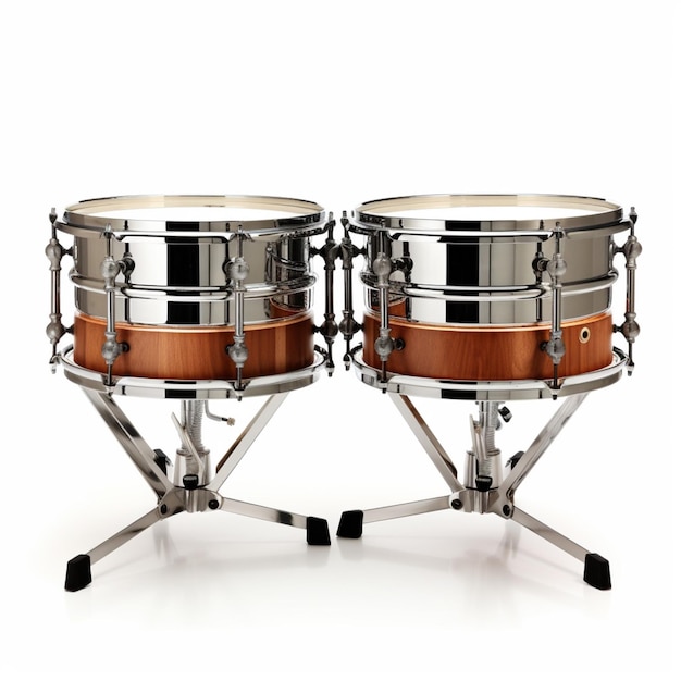 Photo timpani with white background high quality ultra hd