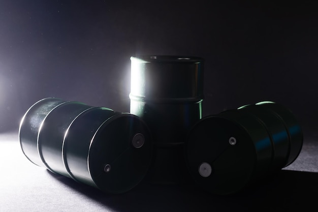 Tin barrels digitally generated, canister, aluminium cask, petroleum storage packaging