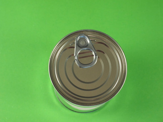 Tin can canned food