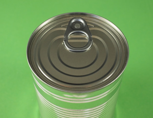 Tin can canned food