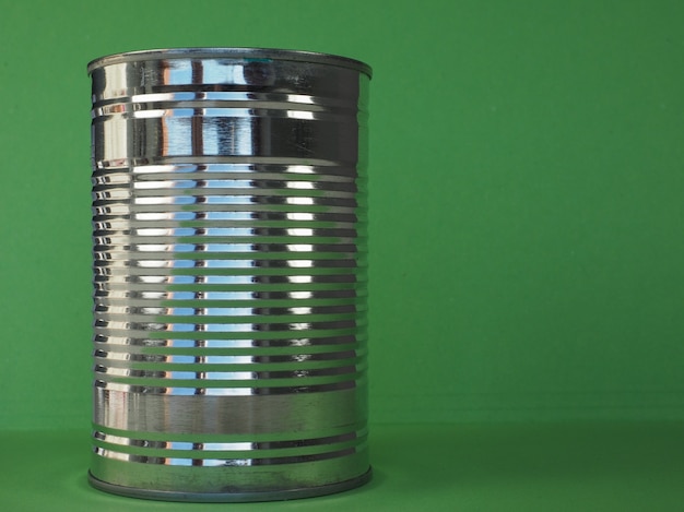 Tin can canned food