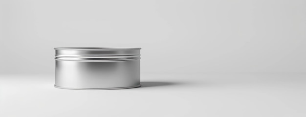 Tin Can on White Surface