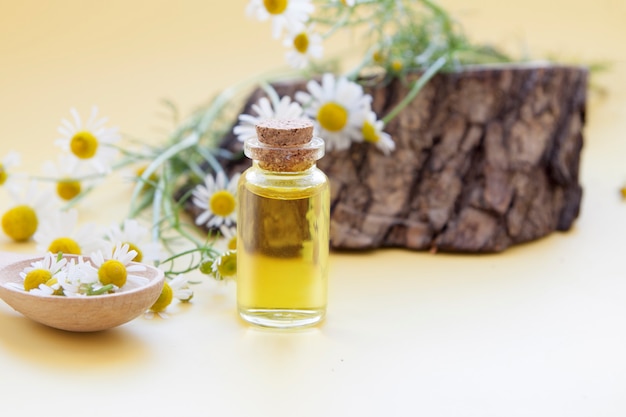 Tincture or essence of chamomile flowers