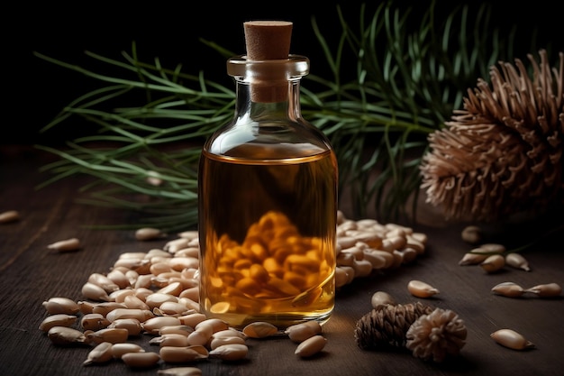 Tincture of pine nuts AI Generated