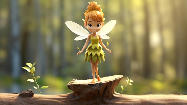 tinkerbell HD 8K wallpaper Stock Photographic Image