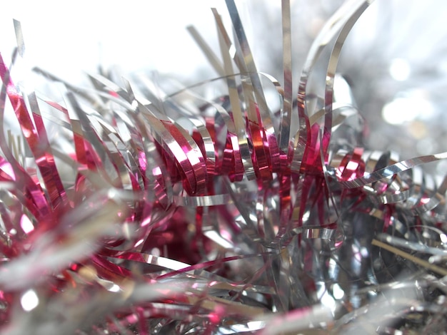 Photo tinsel for christmas tree