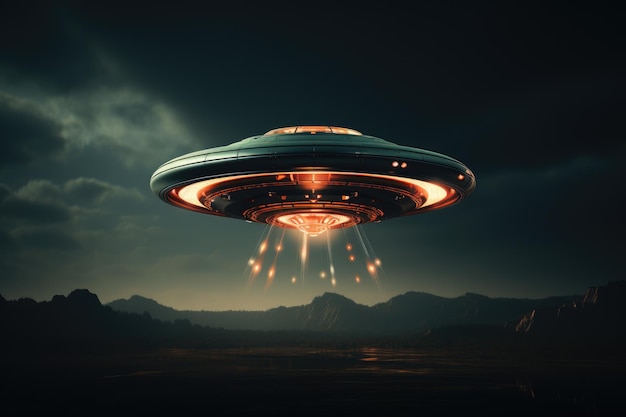 미세한 미세한 UFO가 생성되었습니다.
