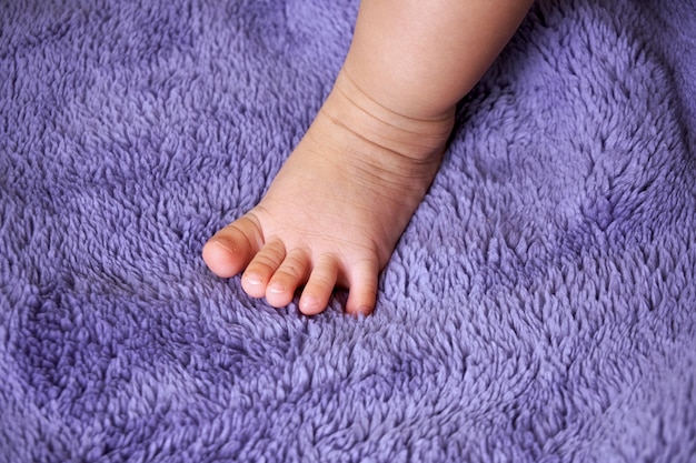 Tiny Newborn Baby's feet 